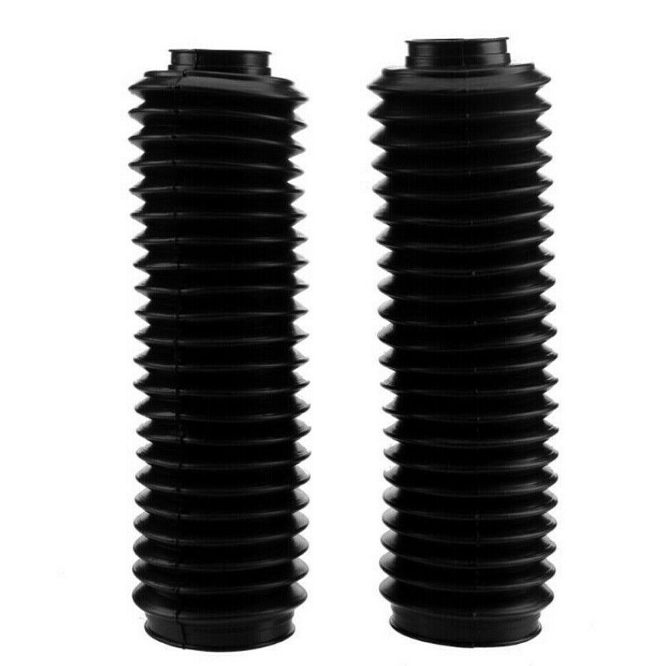 Uds 37mm 22 nudos delantero de la motocicleta tenedor protección antipolvo negro amortiguador cubierta botas Protector