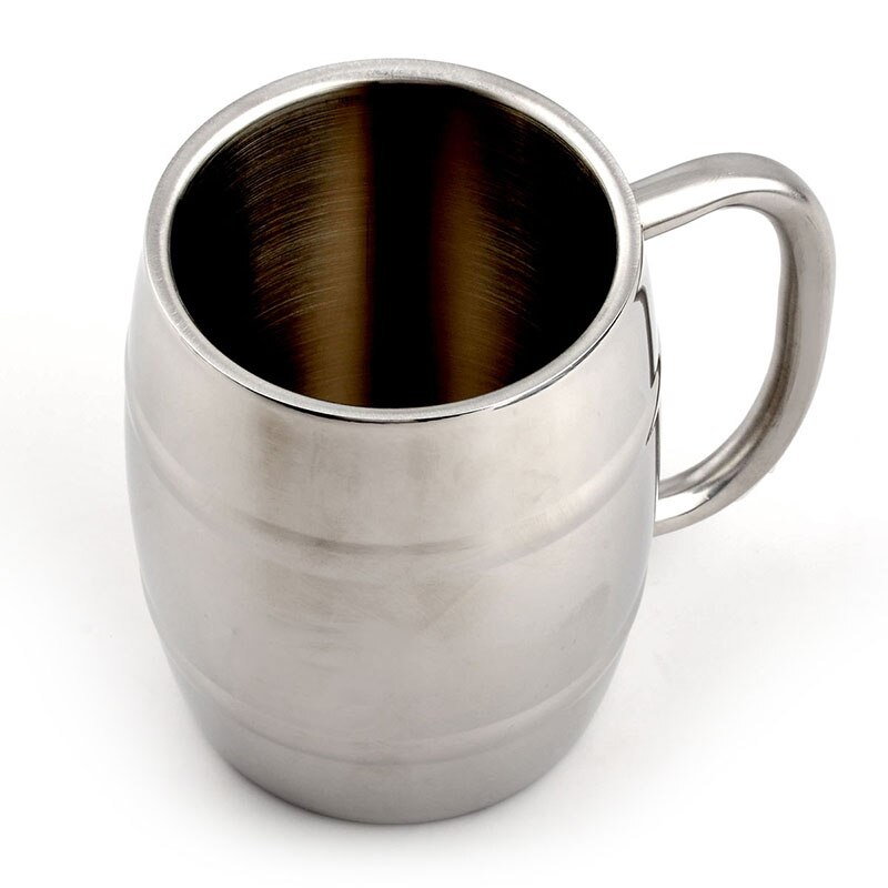 14 unzen/400ml Edelstahl Bahre Becher Mit Griff Ka... – Grandado