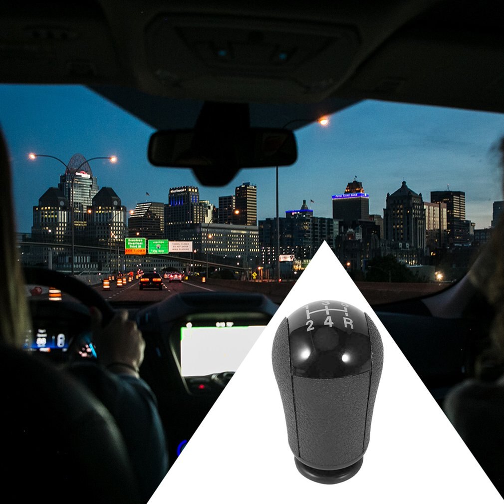 5-Speed Mt Versnellingspook Pookknop Voor Ford Focus Mondeo MK3 S-MAX Zwarte Auto Voertuig Accessoire Vervanging