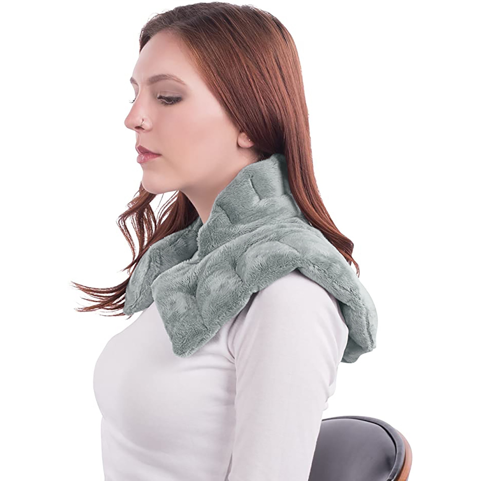 Weighted Microwaveable Heating Pads for Neck and ShouldeNatural Lavender Aromatherapy Stress Pain Relief Neck Wrap Winter Summer