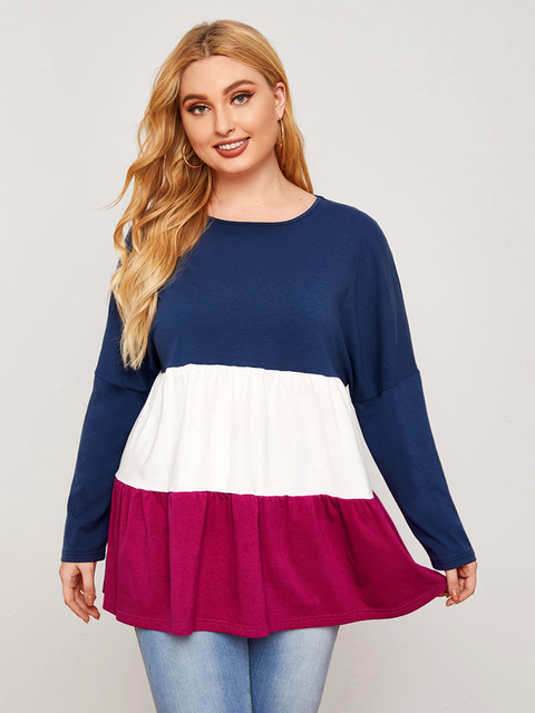 Langarmshirt Damen Baumwolle - Bequemes Basic Top Für Frühling