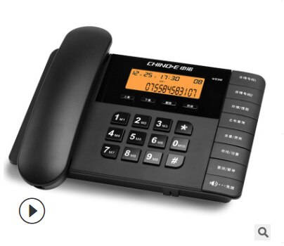 Vaste telefoonlijn vaste telefoon voor thuisgebruik vaste telefoon voor zakelijk gebruik vaste telefoon voor zakelijk gebruik vaste telefoon voor thuisgebruik: Zwart