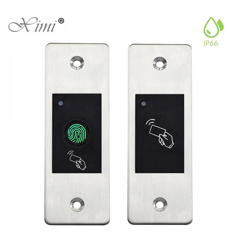 Gate Door lock RFID Metal Fingerprint Access Control scanner 800 users Mini Metal IP66 Waterproof Embedded Fingerprint reader