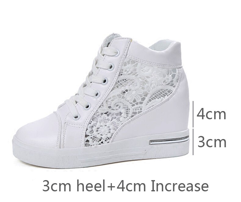 Été femmes chaussures femme respirant maille baskets chaussures plates dentelle mocassins talons épais plate-forme compensées décontracté confort Creepers