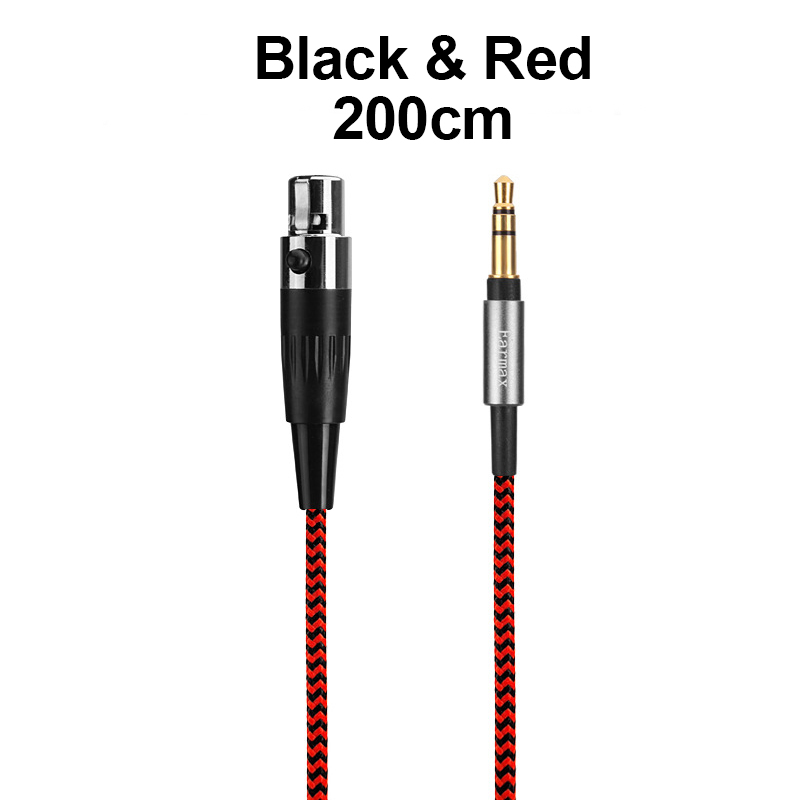 Para Beyerdynamic AKG Q701 K702 K271S K701 K272 K371 K275 K267 DT1770Pro DT7990Pro H118 H128 MINIXLR Cable trenzado de nailon: Rosa