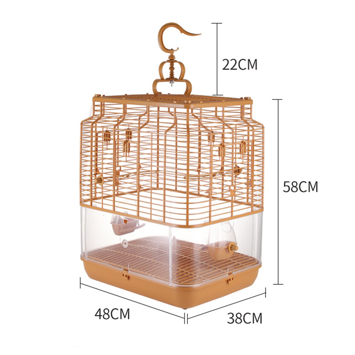 View of Decorative Bird Cage Parrot Window Ornaments Birds... – Vicedeal