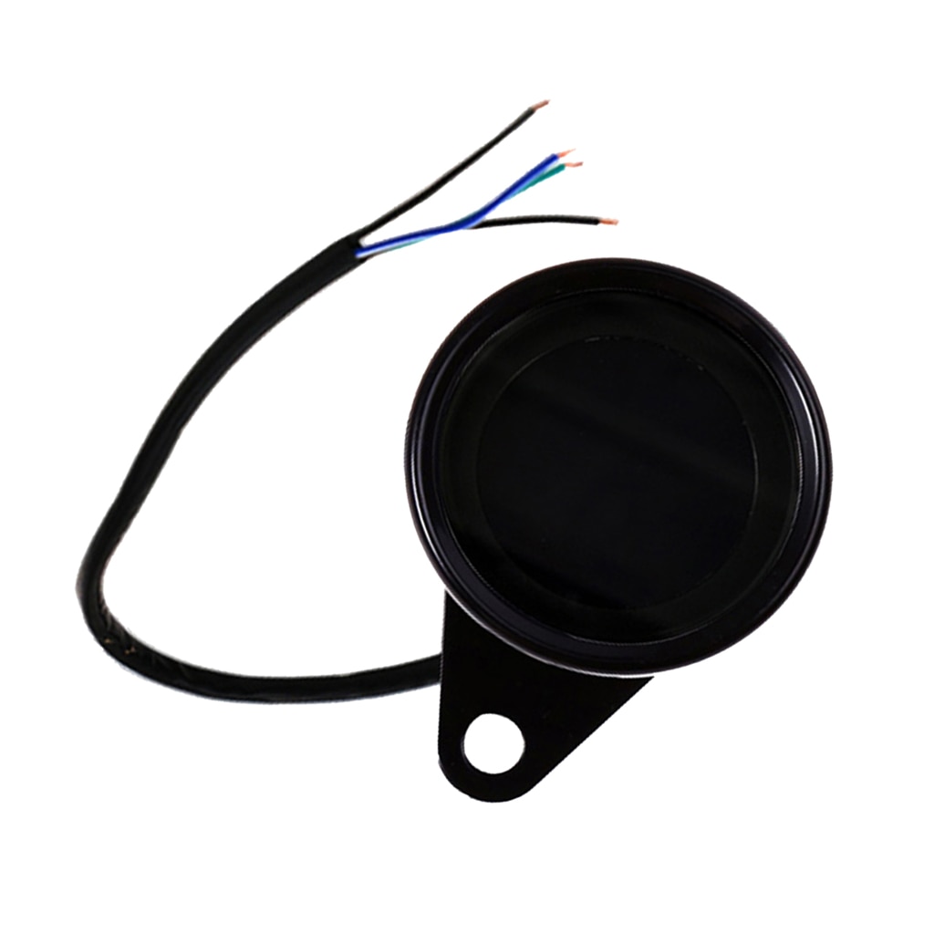 Motorcycle Odometer Tachometer Oil Fuel Level Gauge - LED Digital Display