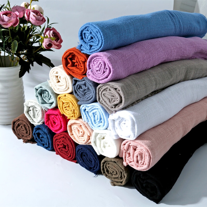 130 x 100cm blødt linned bomuldsstof organisk materiale ren naturlig hør cambric øko gør det selv tøj patchwork stof