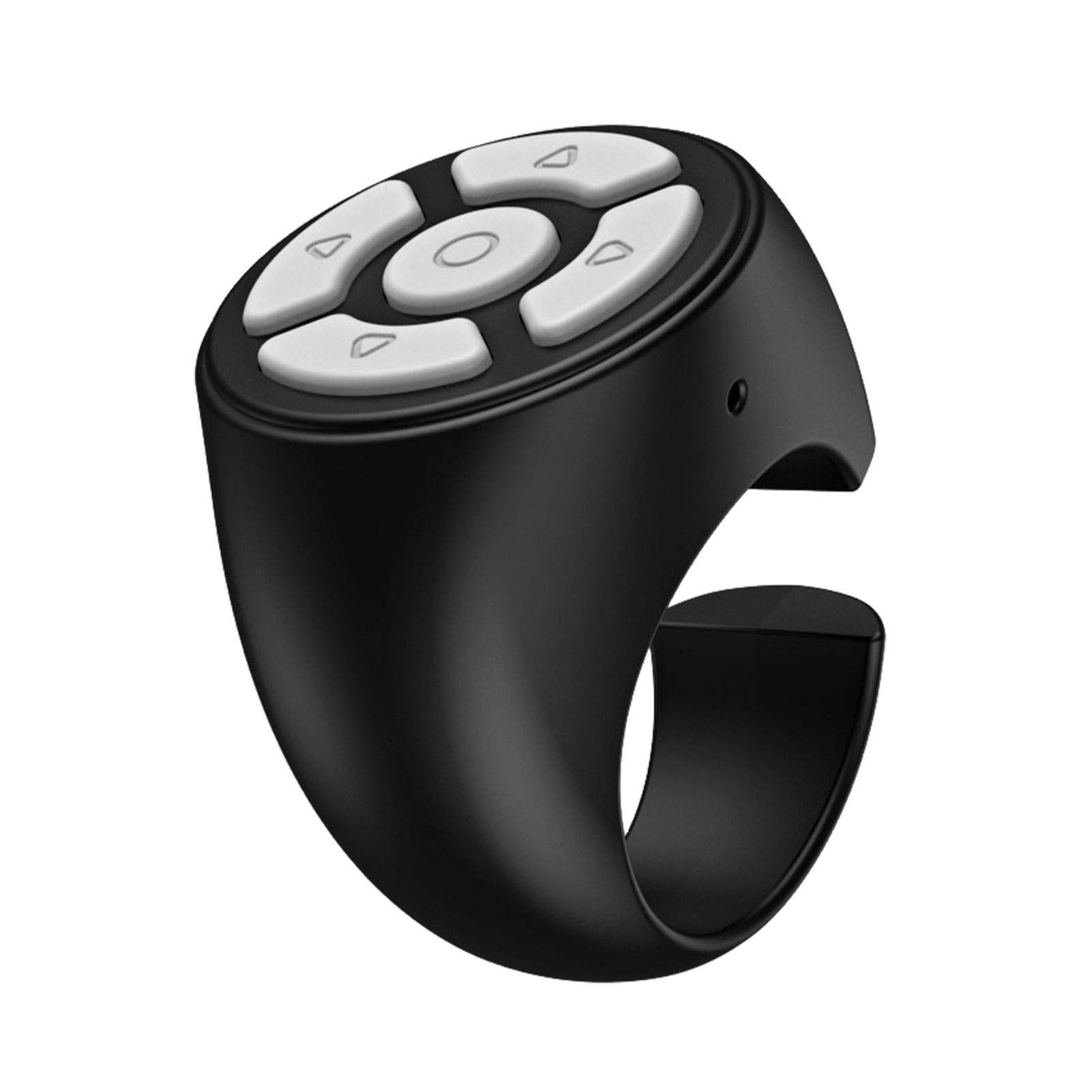 Bezprzewodowy Bluetooth Mobile Selfie Leniwy pierścień zdalnego sterowania Telefon komórkowy Kontroler Bluetooth dla Xiaomi iPhone: WHITE