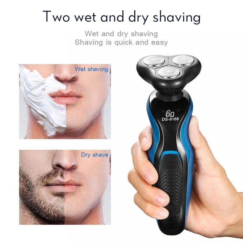 Rasoir électrique hommes rasage rasoirs 4 en 1 tondeuse à barbe nez oreille cheveux finition Machine étanche coiffeur outil
