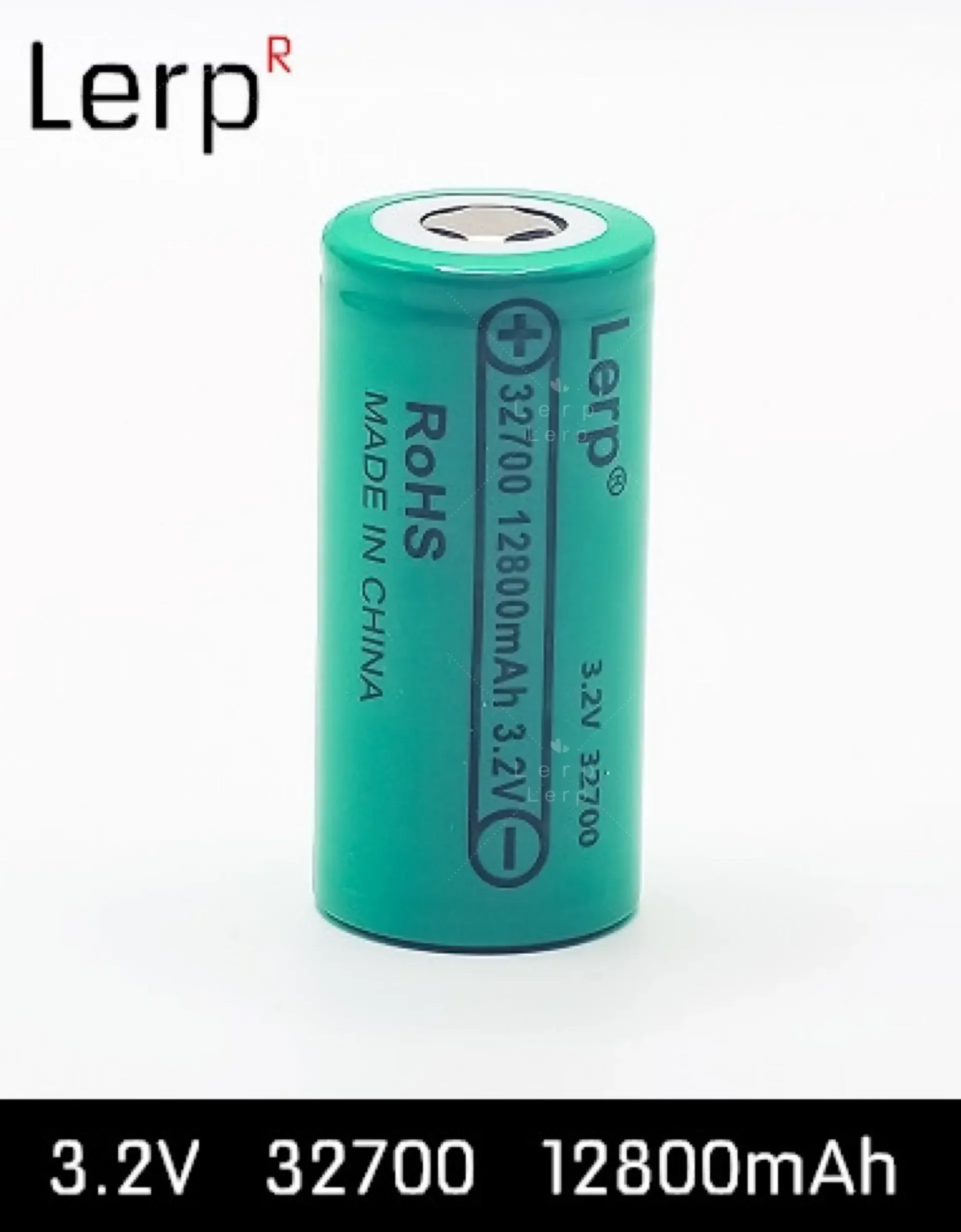 Batería de 3,2 V 32700 12800 mAh, batería recargable LiFePO4 35A 55A de alta potencia, descarga continua: Morado