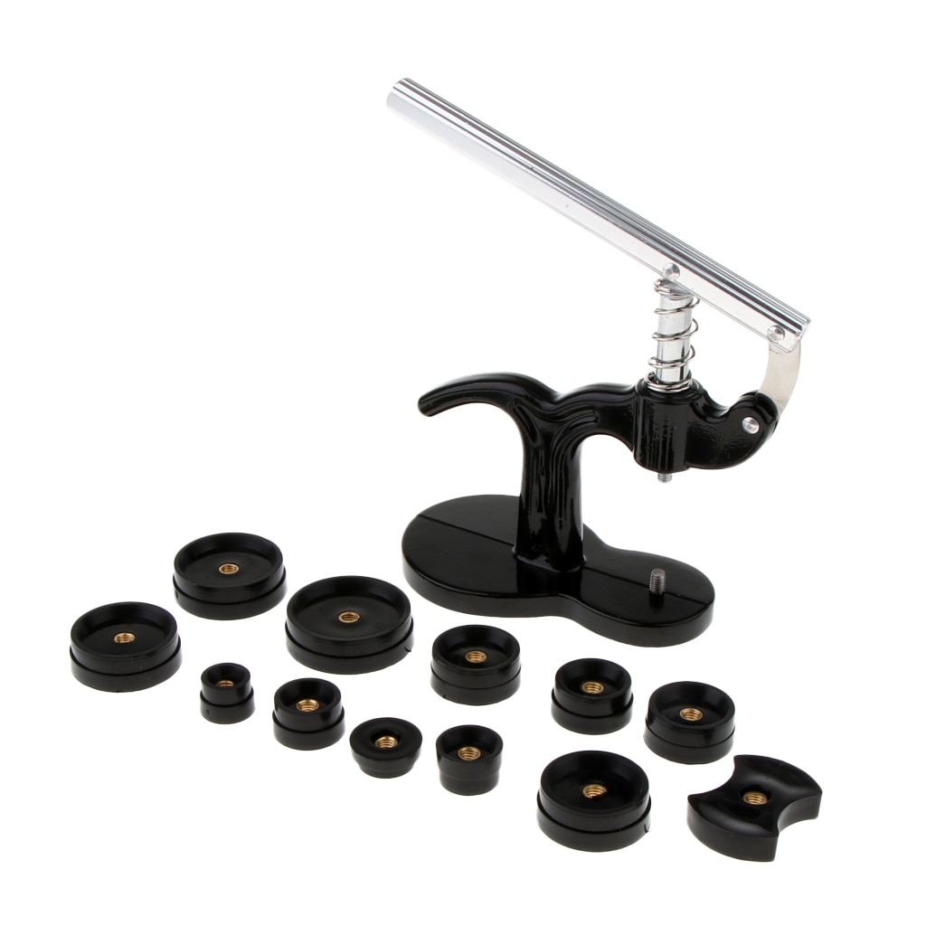 Watch Press Set / Watch Case Closer with 12 Dies Watch Repair Tool Kit, Perfect Kit Watchmaker