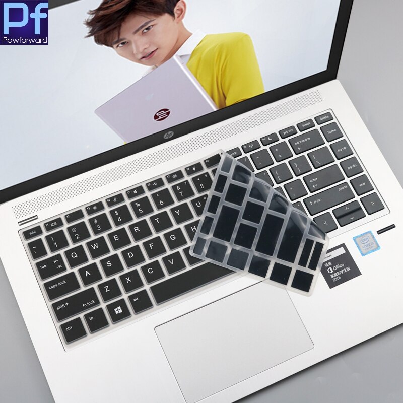 Laptop Keyboard Cover for HP Elitebook 700 Series 840 845 G5 - Ultra-thin Silicone Protector: Black