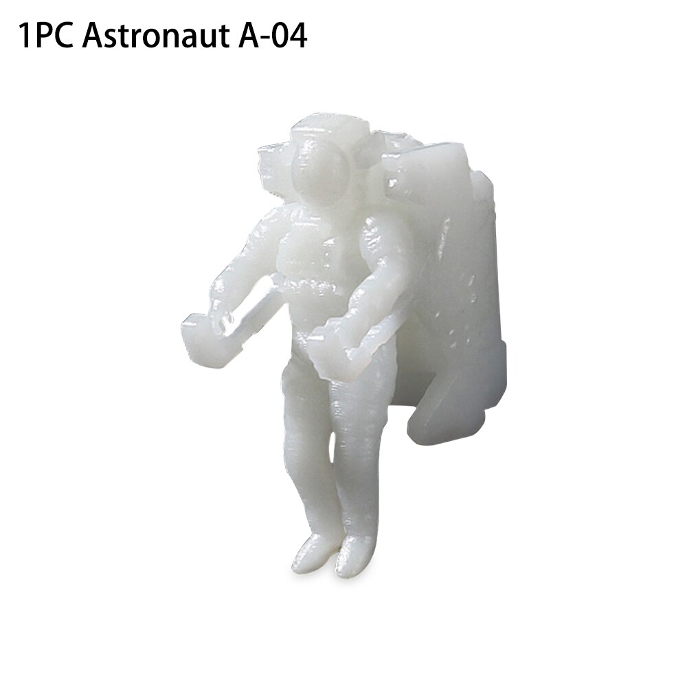 1PC 3D Mini Planet Astronaut Filling Molds Materials Micro Landscape DIY Craft UV Epoxy Resin Mould Jewelry Tool: 1PC A-04