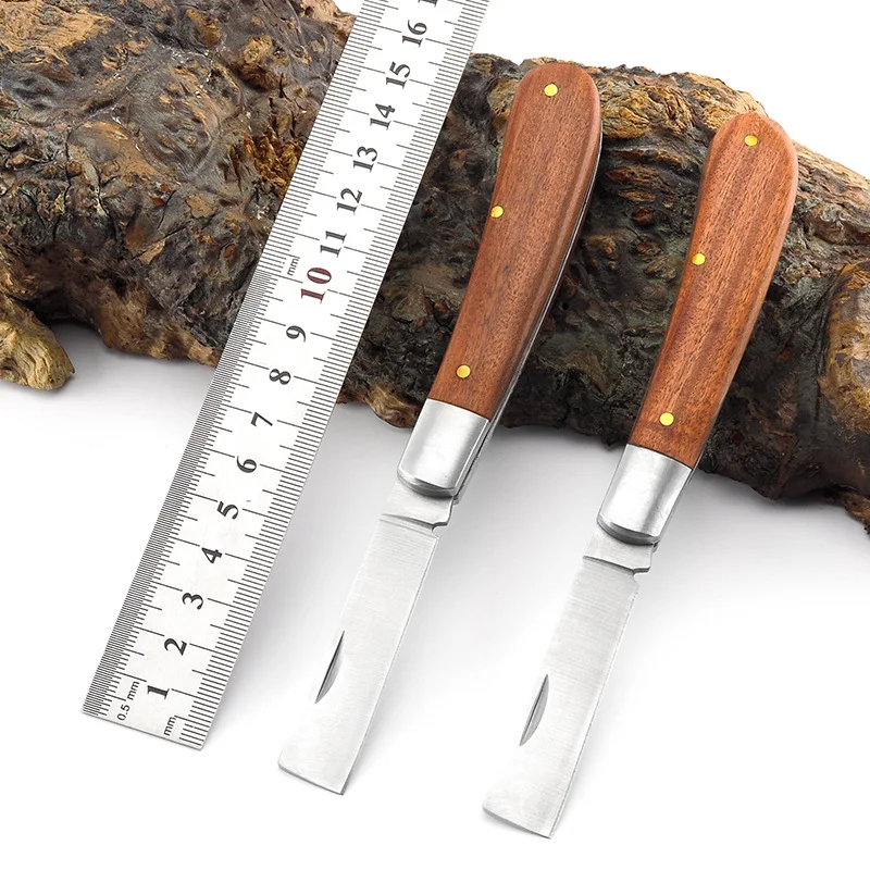 Folding Grafting Gardening Knife for Pruning Double Blades Garden Knife for Budding Pruning Plants Floral Fruit Tree ﻿Garden
