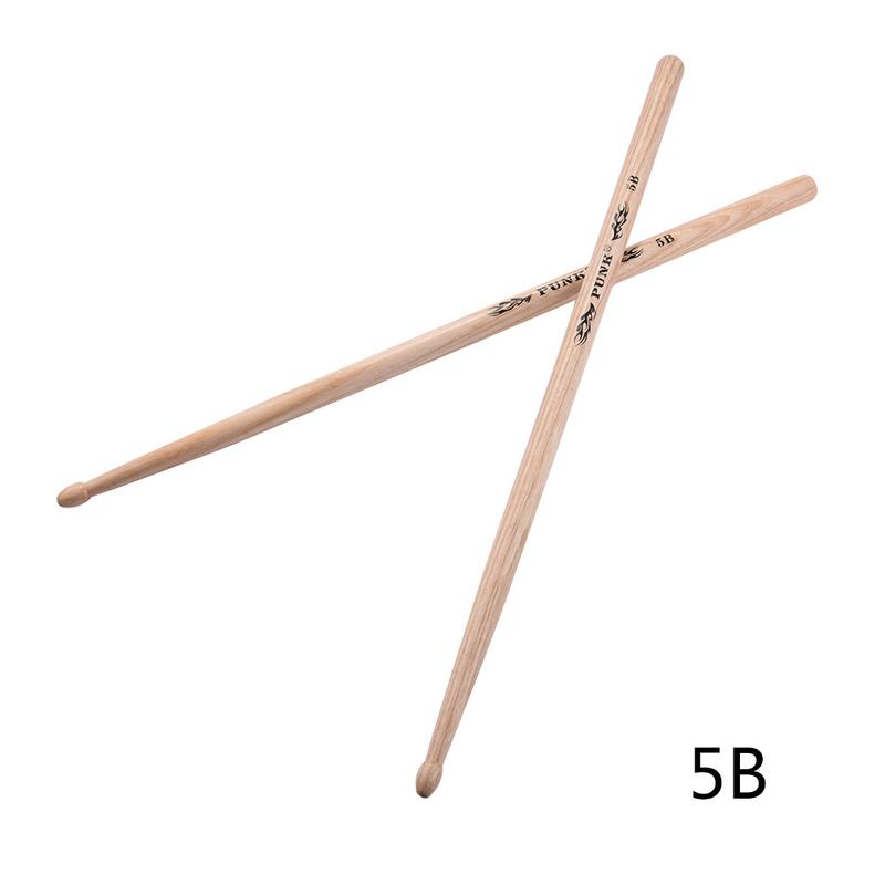 Baquetas Sela Professional De Arce 5B – Para Rock Y Pop, Forma Ovalada, Par De Palos De Madera