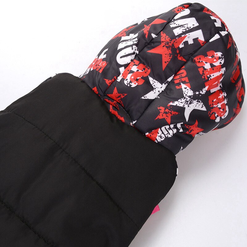 Dog Warm Hooded Coat Pet Winter Cotton Padded Jumpsuit Hooded Jacket With hat dogs Husky German shepherd