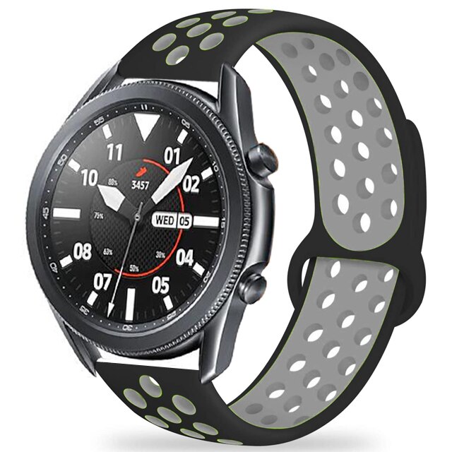 20mm pulseira para garmin vivoactive 3 música vivove hr silicone respirável pulseira esportiva para forerunner 245 645 venu sq cinta: 3
