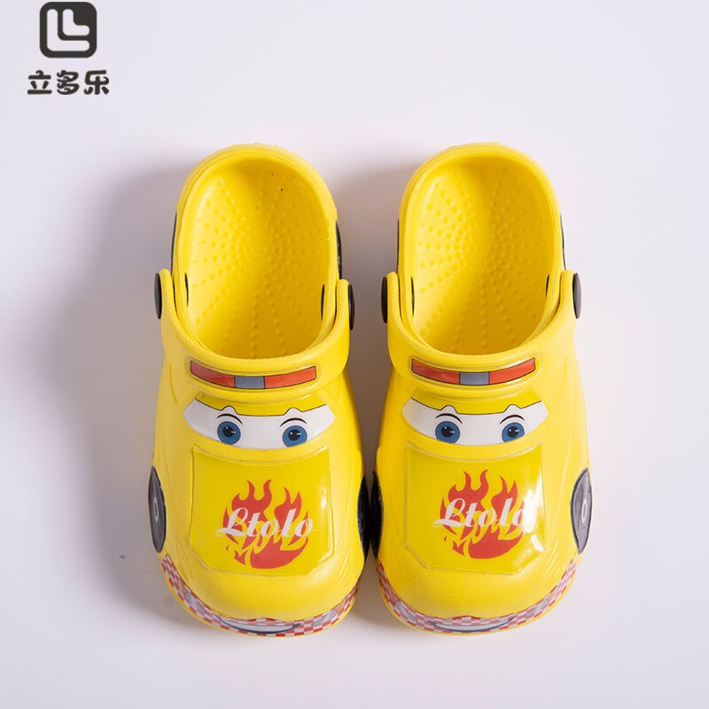 Kids Mule Boys Clogs Sandals Slippers: Yellow / 25-26