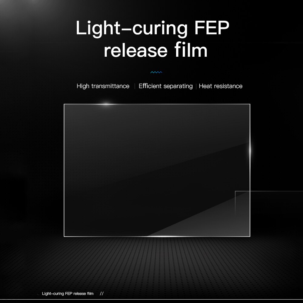 Creality 3D Light-Curing FEP Release Film Sheet 200*140mm High Transmittance Heat Resistant for SLA DLP Resin 3D Printer