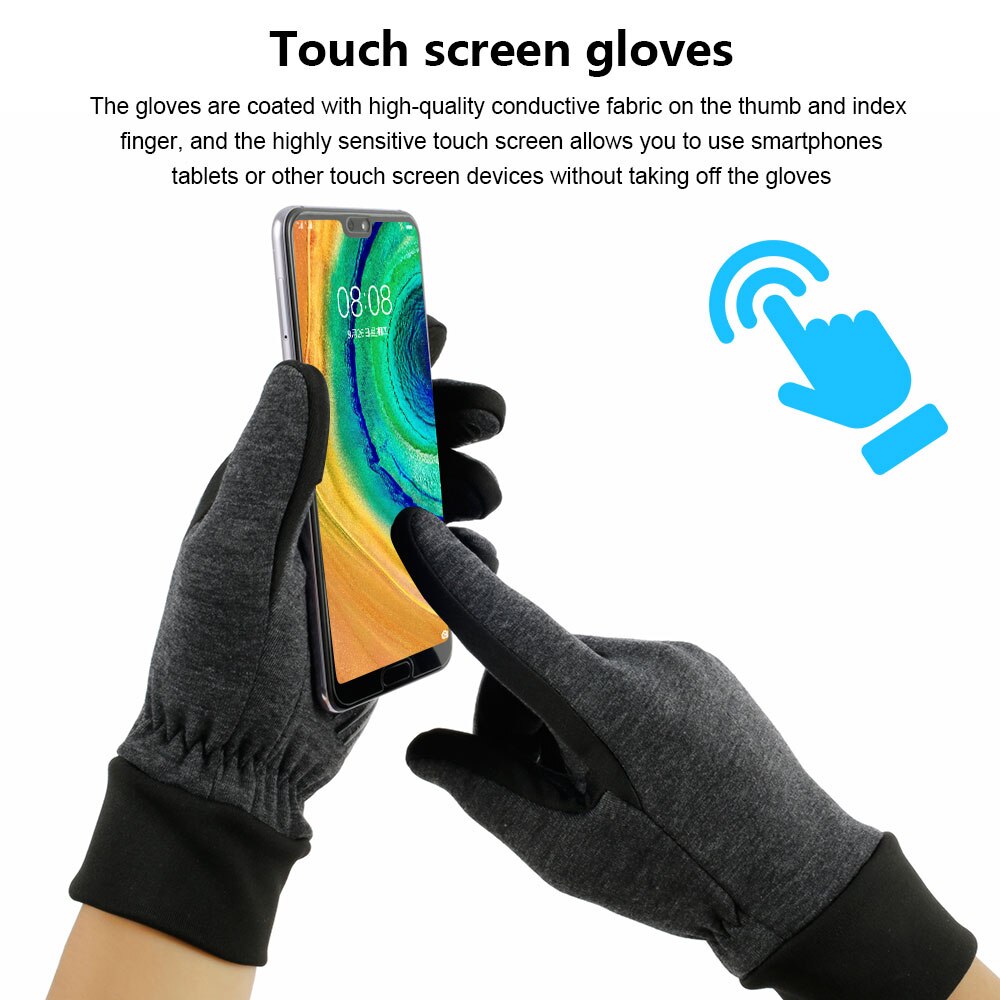 Guantes de Ciclismo MTB guantes de carretera bicicleta de montaña guantes impermeables de pantalla táctil guantes de invierno ciclismo esquí guantes de dedo completo