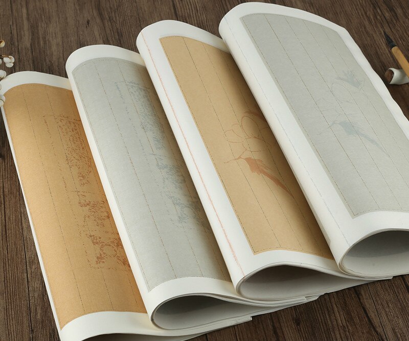 Xuan Paper Letterhead Chinese Small Regular Script Brush Calligraphy 40sheets/lot Chinese Hard Calligraphy Retro Letterhead