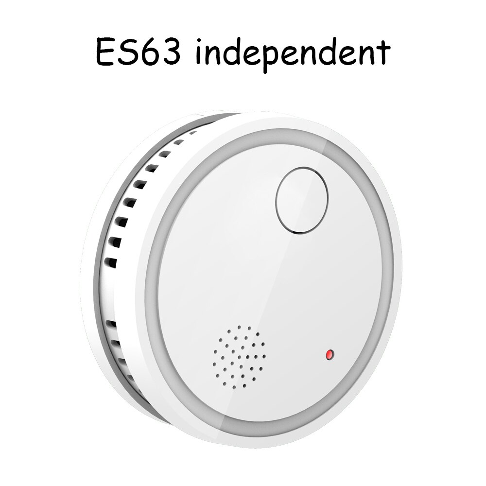 Cpvan røgsensor brandalarm smart røgdetektor lav batteri påmindelse beskytte alarm sensor  en14604 ce certificeret branddetektor: Es63