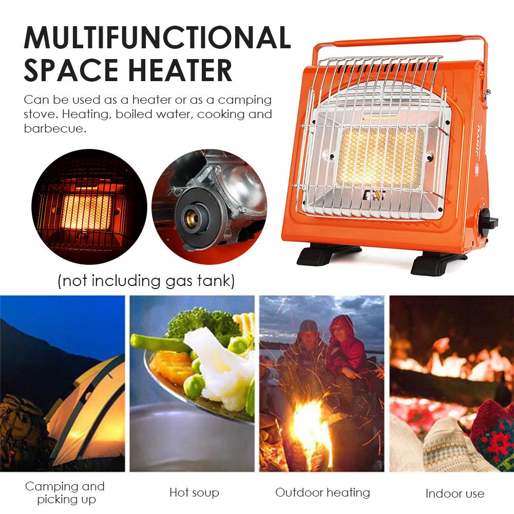 Space Heater Portable Gas Heater for Camping Tent Outdoors Heater Cooker Travelling Hiking Picnic purpose Use Stove Heater Iron