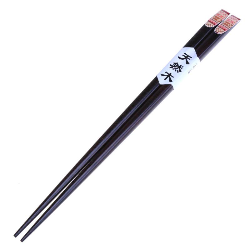 Populære japanske spisepinner bundet spisslinje naturlige tre spisepinner sushi spisepinner svart jern tre studenter retro servise