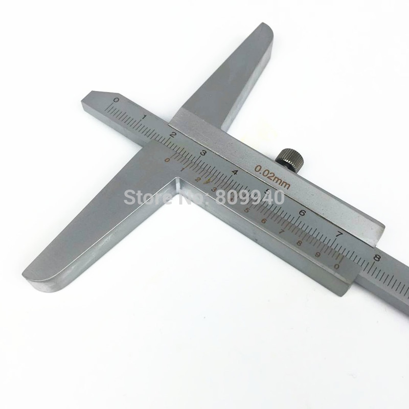 200mm 8" Depth Vernier Caliper depth Gauge Depth Caliper Gauge Depth Measuring Tool 0-200mm