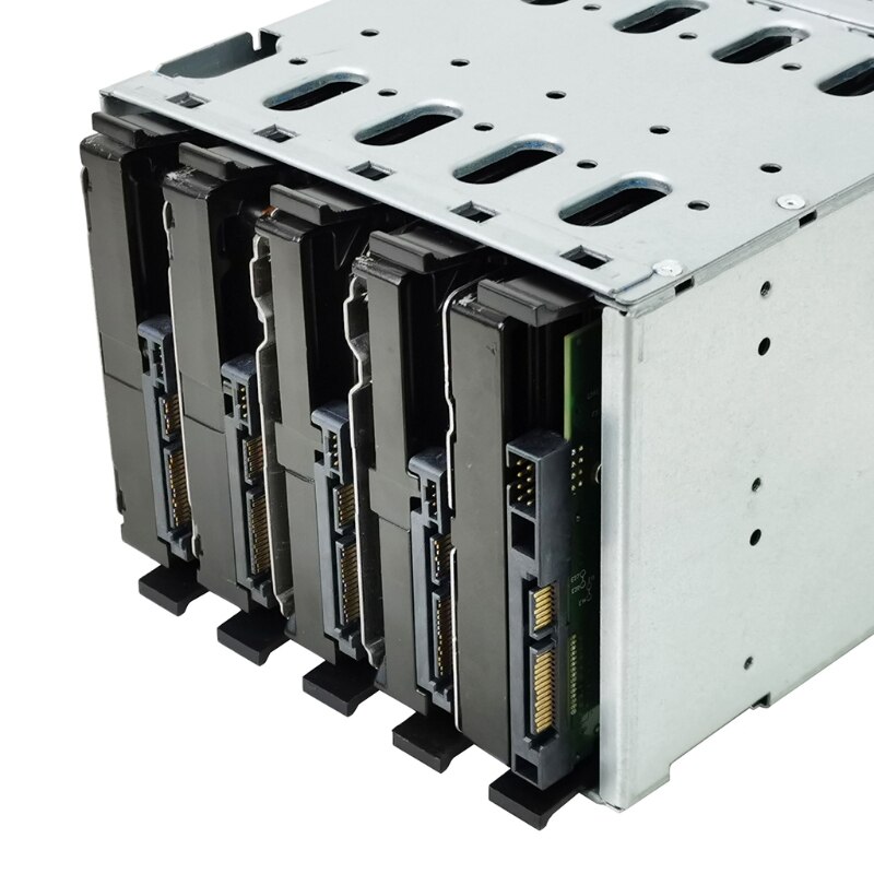5inch to 5 X 3.5in Rack Stainless Steel Hard Drive Cage for Desktop Computer SATA HDD Cage Hard Drive Tray Rack