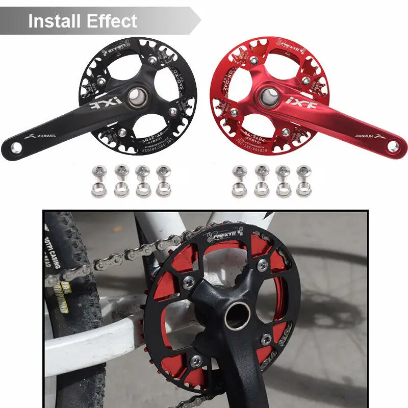 Mountainbike Crank BCD104 Protector Kettingblad Bescherming Cover fiets aluminium Crankstel Guard Kettingwiel Accessoires