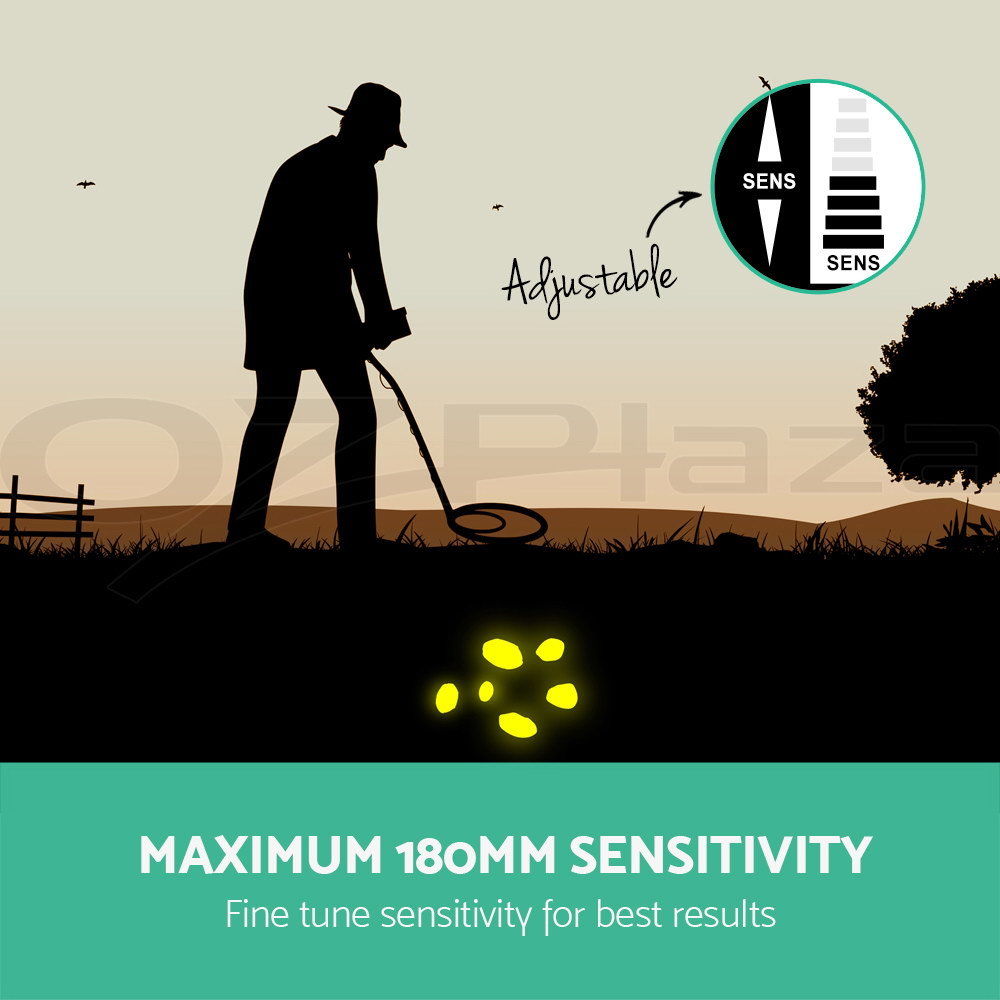 Deep Underground Metal Detector High Sensitivity LCD Display Screen Searching Gold Digger Treasure Hunter Finder Scanner