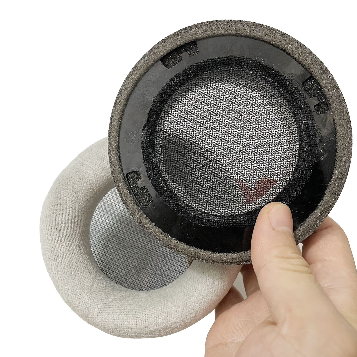 Ohrpolster für AKG K701 K702 Q701 Q702 K601 k612 k712 Profi Kopfhörer Ersatz Ohrenschützer Ohrpolster Tasse Kissenbezug Velours Kissen: Braun
