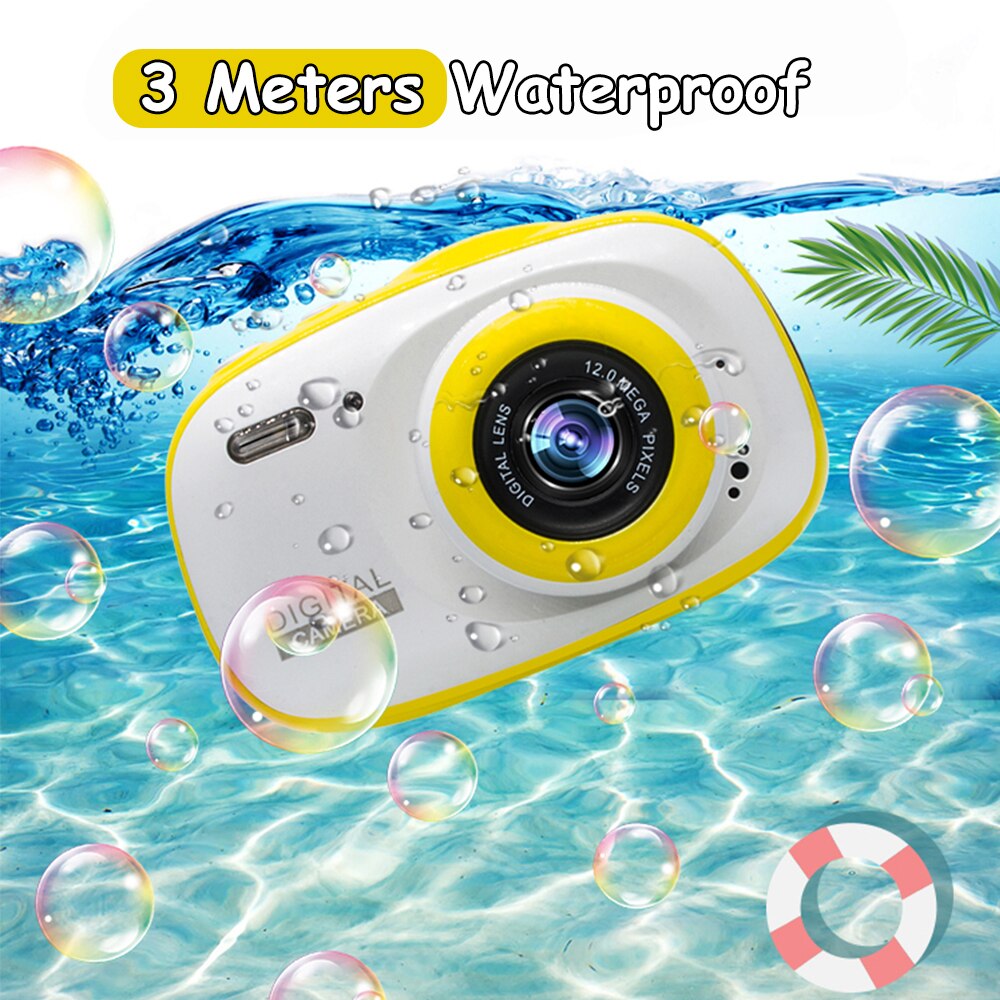 Mini Kids Digitale Camera Lcd Display 3 Meter Waterdicht Ingebouwde Oplaadbare Lithium Batterij Verjaardag Festival Voor Kids