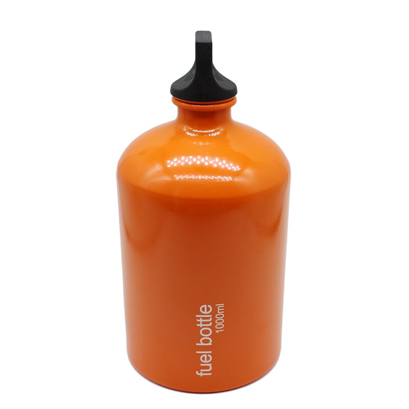Portable Aluminum Fuel Bottle Leak Proof Alcohol Gasoline Diesel Kerosene for Outdoor Camping Stove Spare Oil-burning: 530ML