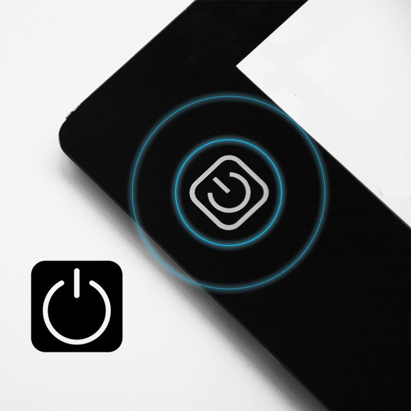 Led Lighted Drawing Board Ultra A4 Drawing Table Tablet Light Pad Sketch Book Blank Canvas For Painting Acrylic Watercolor Pai