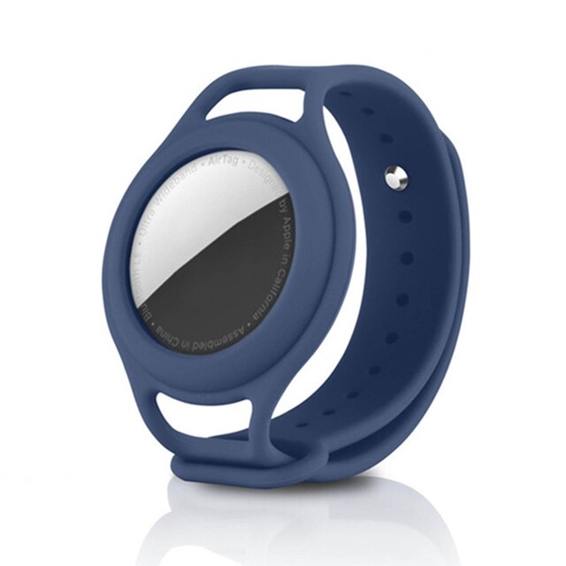 Case for Apple AirTags Kids Soft Silicone Strap Air Tag Anti-Lost Bracelet Protective Cover Shell for AirTag children Strap: 4
