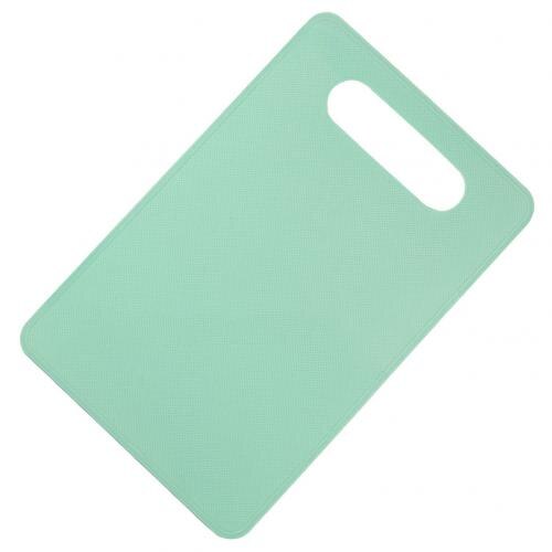 Non-Slip Kunststof Hakblok Hangen Gat Snijplank Voedsel Snijden Blok Mat Koken Levert Fruit Groente Snijden Keukengereedschap: Mint Green