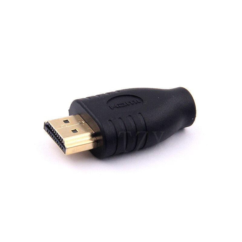 1 stks Standaard HDMI Male Type naar Micro HDMI Type D Vrouwelijke Socket Adapter Converter
