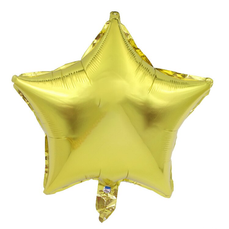 Gravemaskine oppustelige balloner konstruktion traktor bold lastbil køretøj bannere baby shower børn drenge fødselsdagsfest forsyninger: 1pc 18in guldstjerne