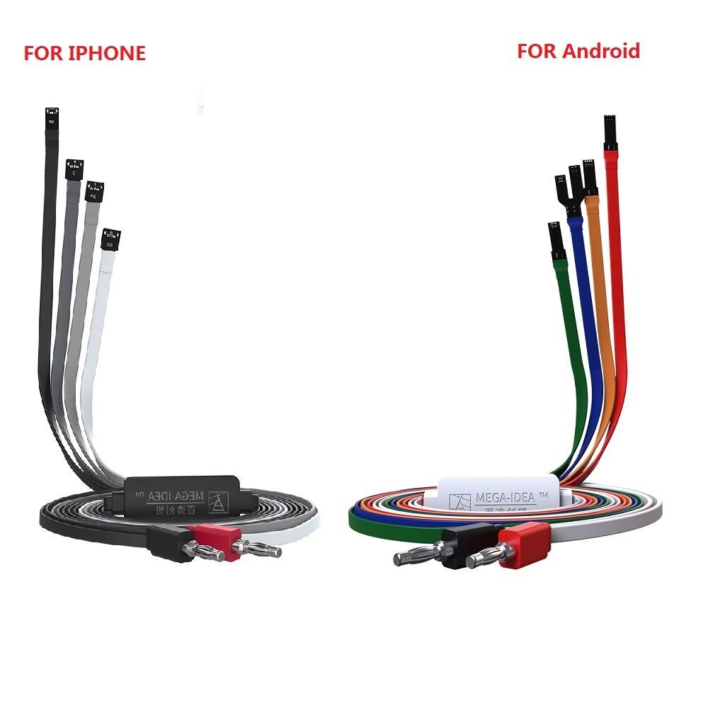 Cable de alimentación QIANLI para teléfono móvil para IPHONE Android HUAWEI Xiaomi VIVO OPPO Cable de activación de un Botón Línea de mantenimiento