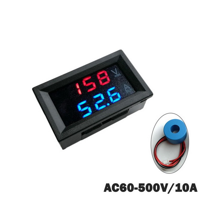 Volt Meter 60500V Voltmeter Ammeter 0.28in Inches LED Dual Display 2