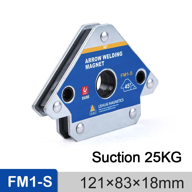 Magnetic Welding Bracket 28LBS Multi-angle Solder Arrow Magnet Welding Locator Device Fixed Auxiliary Positioner Fixture Tools: FM1-S