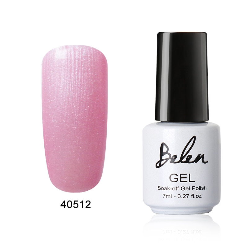Belen-Juego de puntas de uñas de Gel UV, Set de manicura francesa puro y brillante, conjunto de salón de puntas francesas con esmalte de uñas de Gel de colores UV LED
