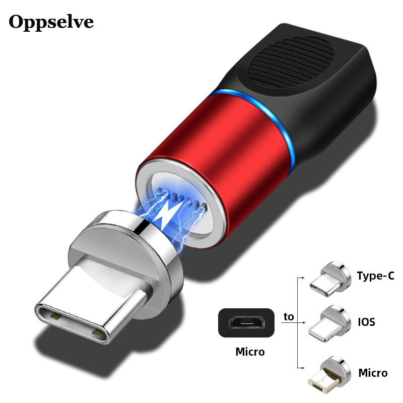 Micro Usb-kabel Universele Magnetische Adapter Nylon Koord Type-c Kabel voor iPhone 1M 2M Draad Mobiele telefoon Kabel voor Huawei Redmi