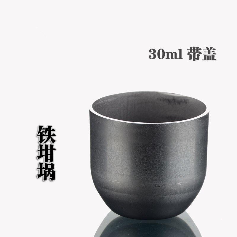 30 ml 50 ml Laboratorio di Chimica Crogiolo con Coperchio di Ferro di Fusione lancio Forniture di Laboratorio