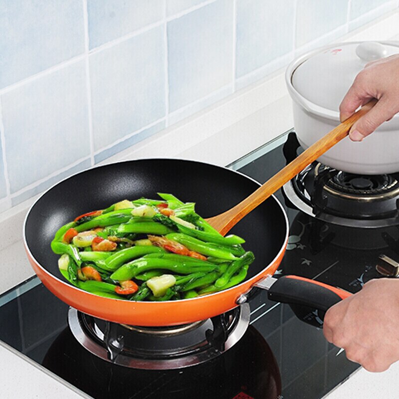 Spatule de cuisine en bambou, en bois de bambou, santé naturelle, support de cuillère, ustensiles de cuisine, pelle Wok, 2/1 pièces
