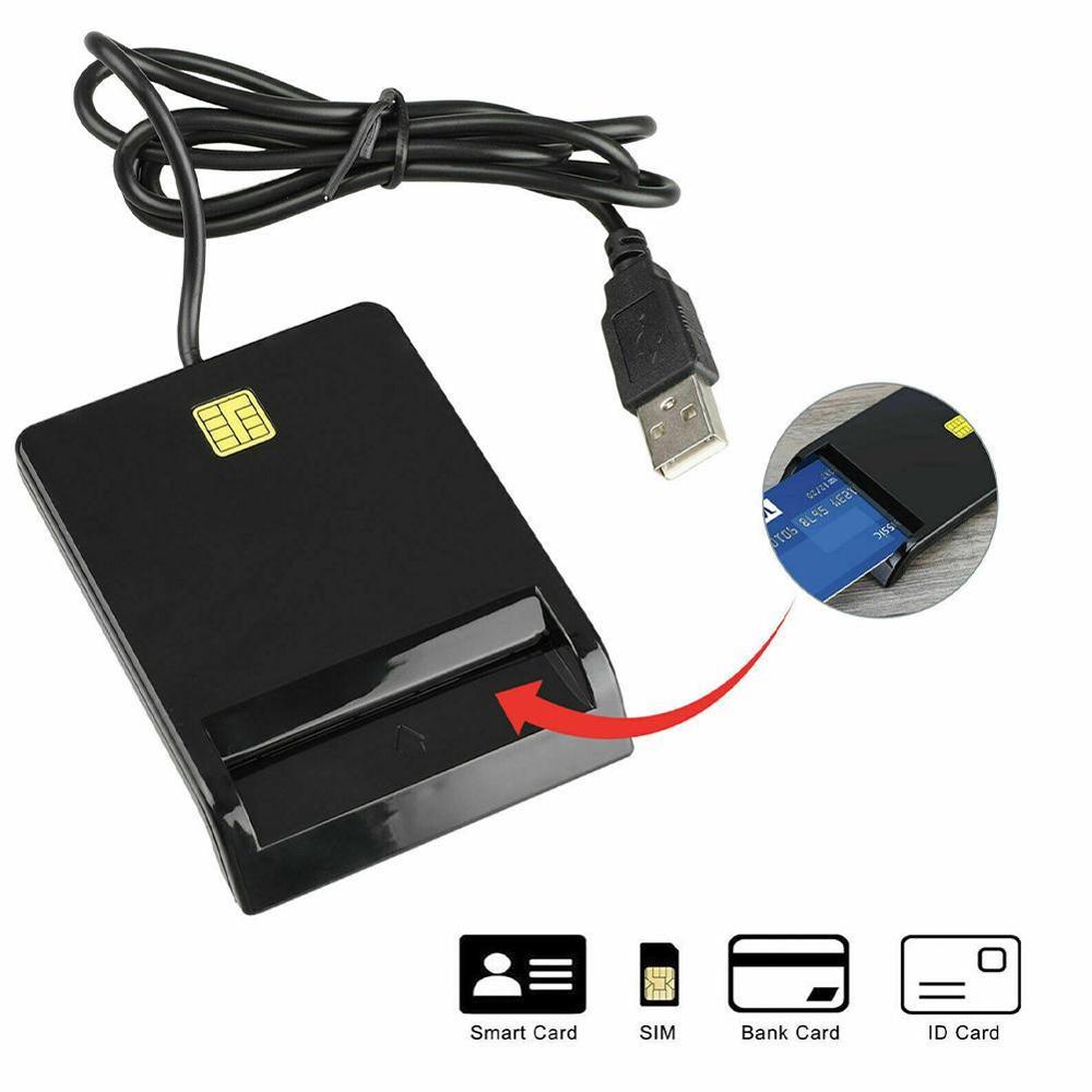 USB Smart Card Reader For Bank Card IC/ID EMV card B7K4 / CE/XP/Vista Me / 4.0 NT forWindows 2000 / / Reader 7/8 98 D1X6