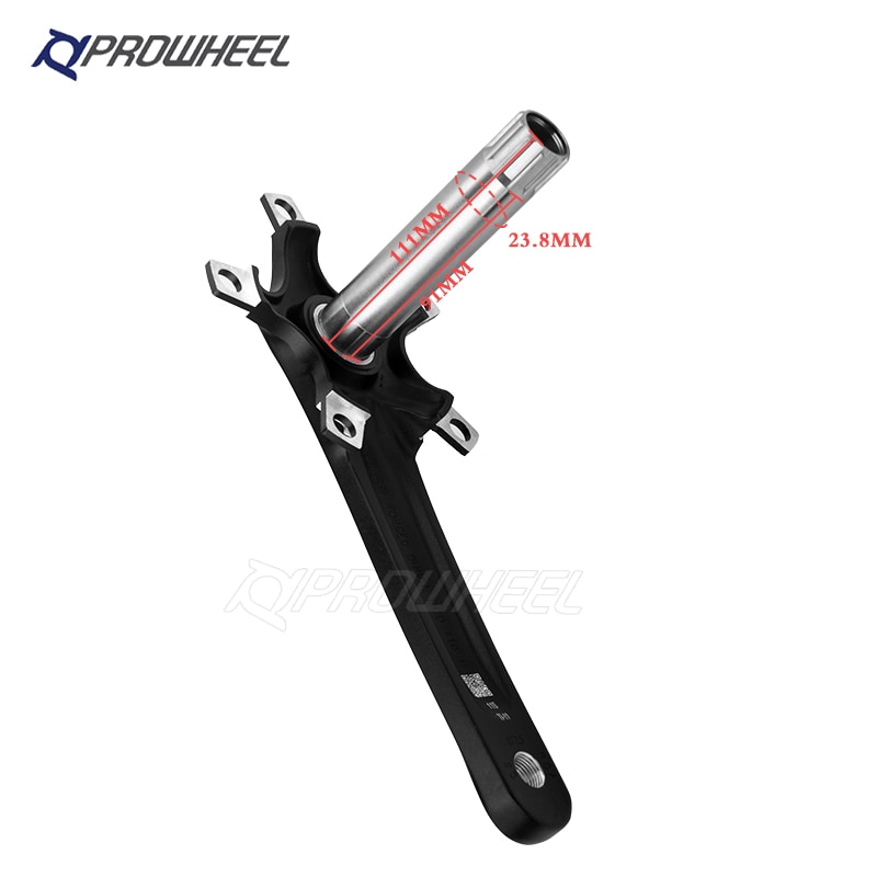 PROWHEEL OUNCE-TT Road Bicycle Crankset 110BCD 170mm 172.5mm Crank with BB Bottom Bracket Aluminum Alloy Cranks